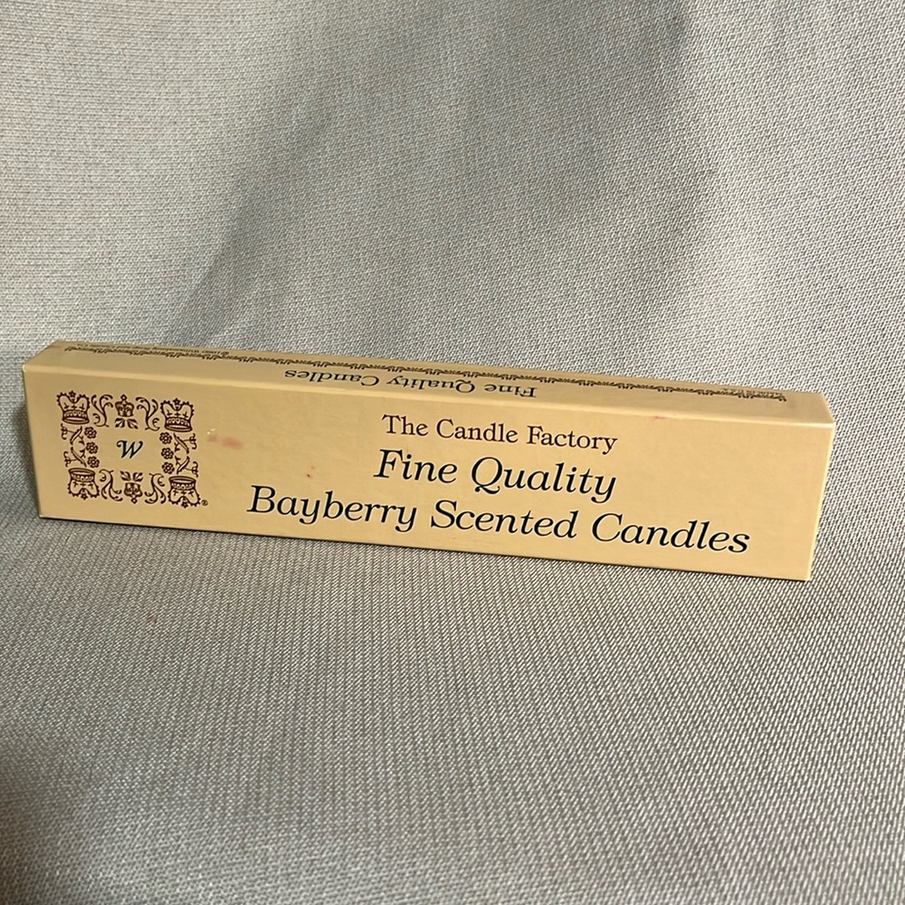 Vintage The Candle Factory Bayberry Scented Candles